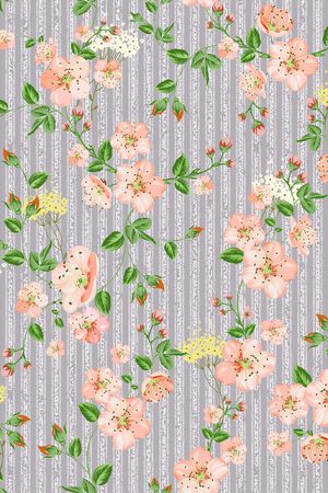 条纹印花华亿平台图片