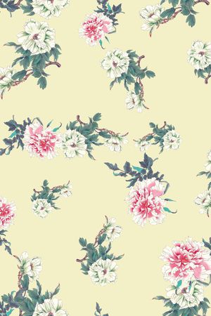 中国风印花华亿平台图片