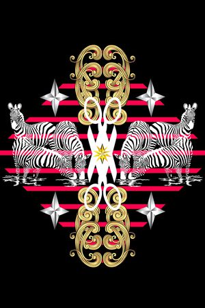 抽象印花华亿平台图片