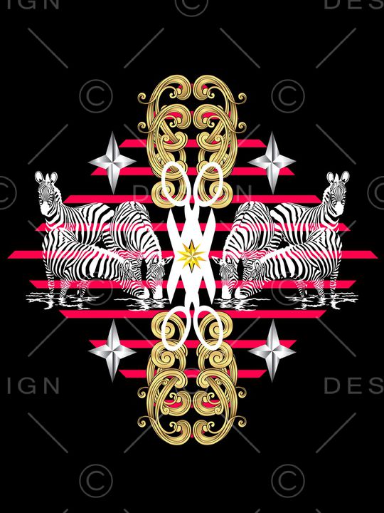 抽象印花华亿平台图片