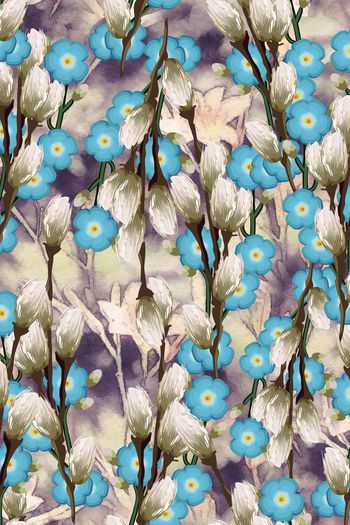 小碎花印花华亿平台图片