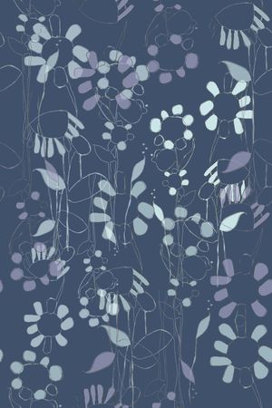 风格化花卉印花华亿平台图片