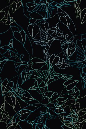 风格化花卉印花华亿平台图片