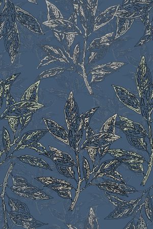 手绘线条笔触印花华亿平台图片