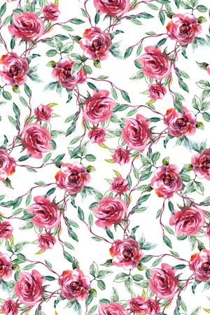 手绘花卉印花华亿平台图片