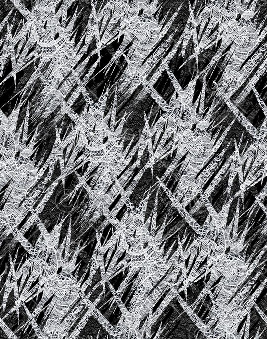 抽象花卉印花华亿平台图片