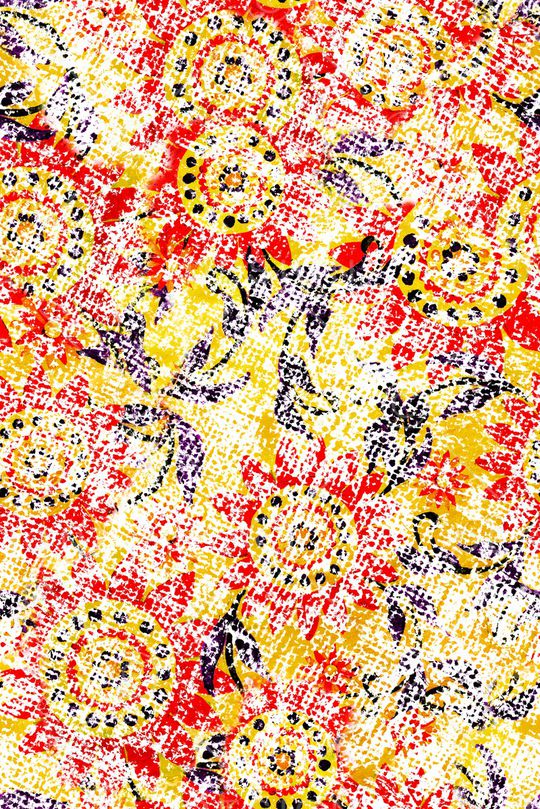 民族风印花华亿平台图片