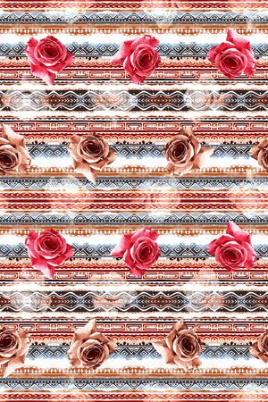 条纹印花华亿平台图片