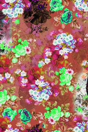 水墨风印花华亿平台图片