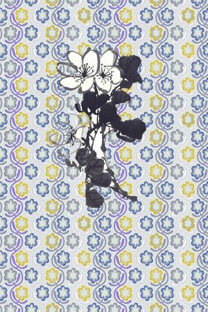 抽象印花华亿平台图片