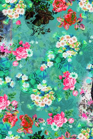 水墨风印花华亿平台图片