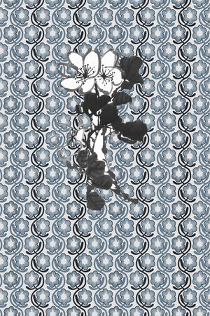 抽象印花华亿平台图片