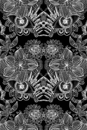 线条印花华亿平台图片