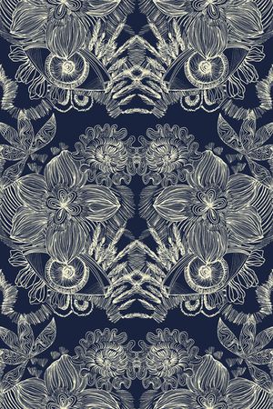 线条印花华亿平台图片