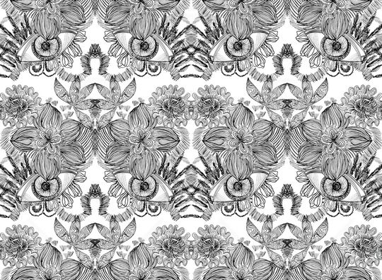 线条印花华亿平台图片