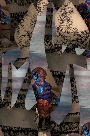 抽象印花华亿平台图片