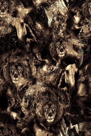 抽象印花华亿平台图片