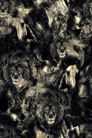 抽象印花华亿平台图片