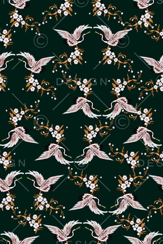 动物花卉印花华亿平台图片