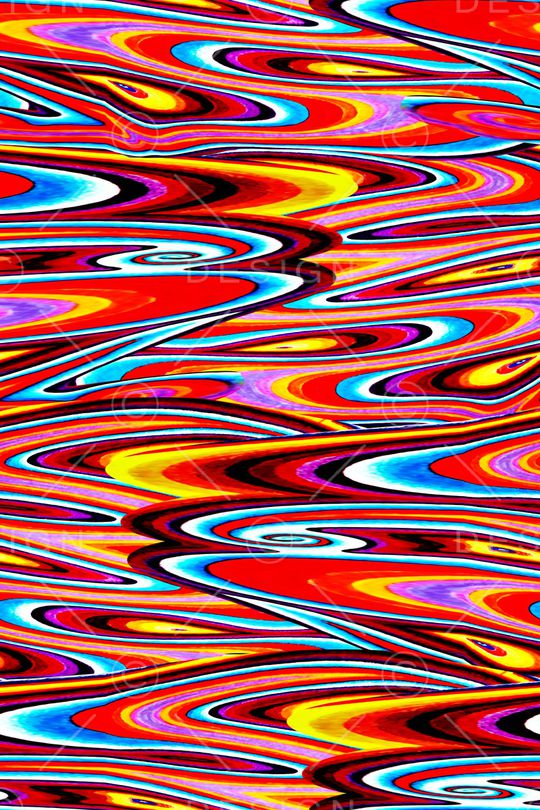 波浪形印花华亿平台图片