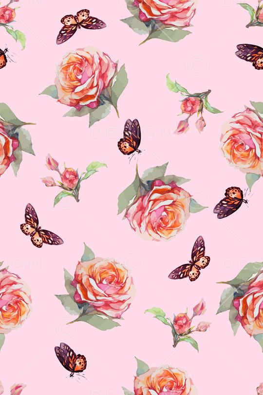 月季花印花华亿平台图片