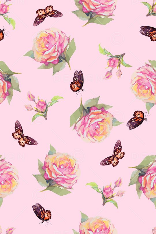 月季花印花华亿平台图片