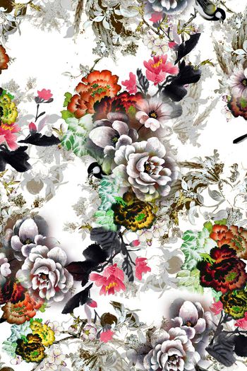 中国风印花华亿平台图片