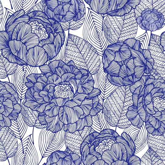 抽象花卉印花华亿平台图片