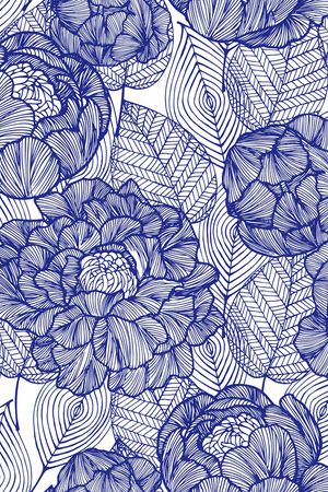 抽象花卉印花华亿平台图片