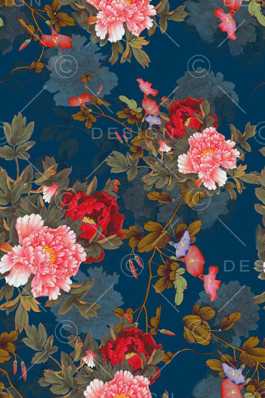 中国风印花华亿平台图片