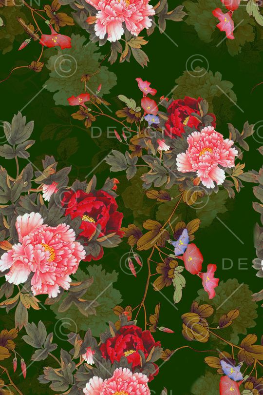 中国风印花华亿平台图片