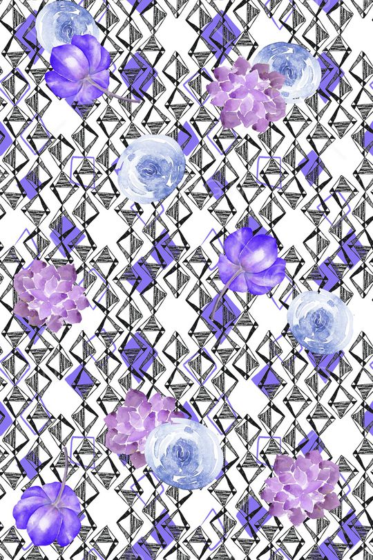 抽象印花华亿平台图片