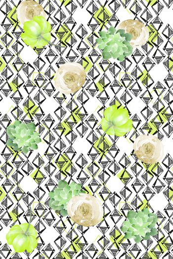 1064691-菱形底纹色块小碎花-2