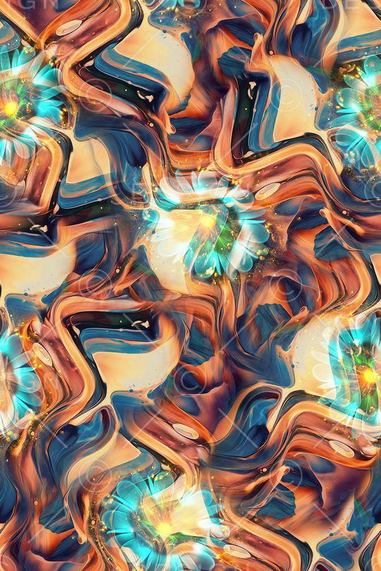 抽象印花华亿平台图片