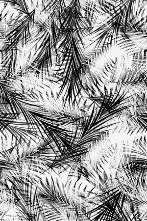 黑白华亿平台印花华亿平台图片