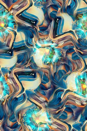 抽象印花华亿平台图片