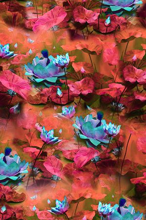 中国风印花华亿平台图片