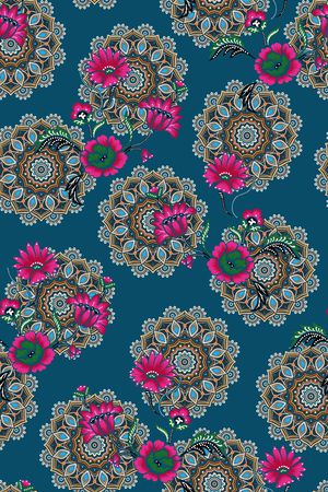 民族风印花华亿平台图片