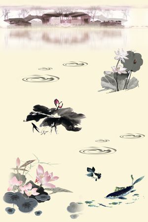 中国风印花华亿平台图片