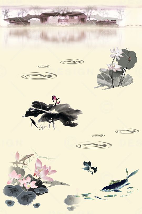 中国风印花华亿平台图片