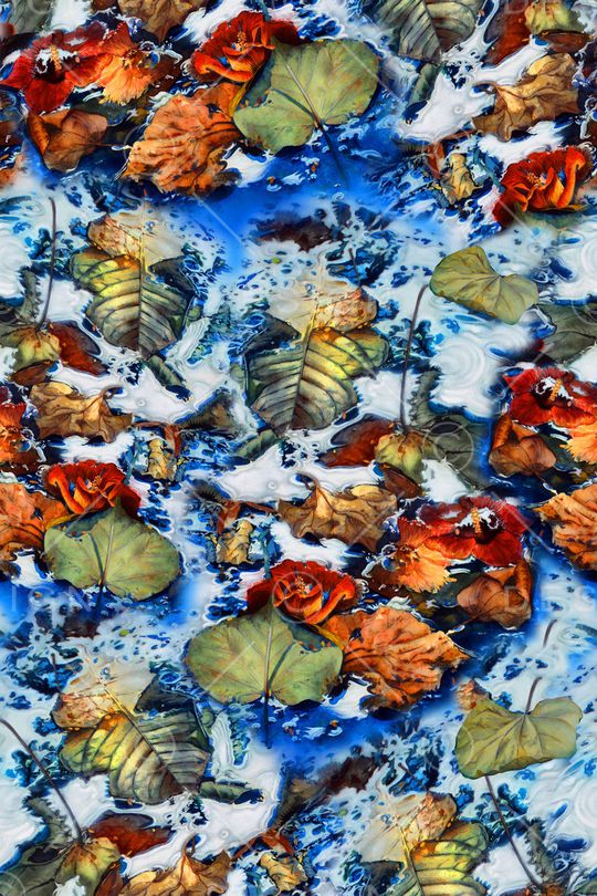 抽象印花华亿平台图片