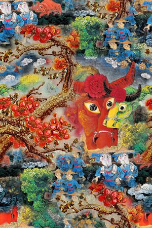 民族风印花华亿平台图片