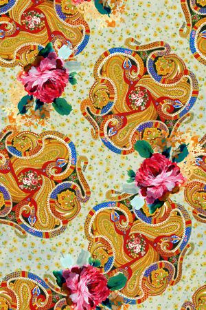 民族风印花华亿平台图片