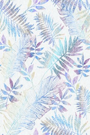 手绘花卉印花华亿平台图片