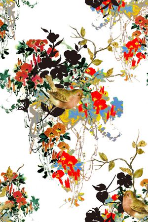 植物印花华亿平台图片