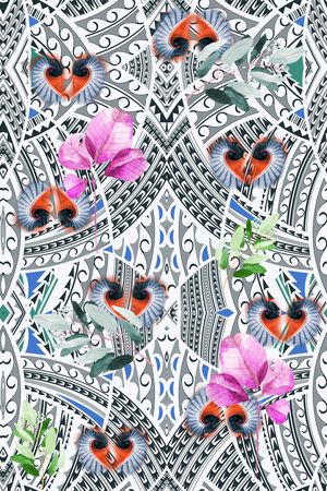 民族风印花华亿平台图片