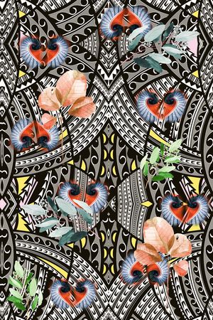 民族风印花华亿平台图片