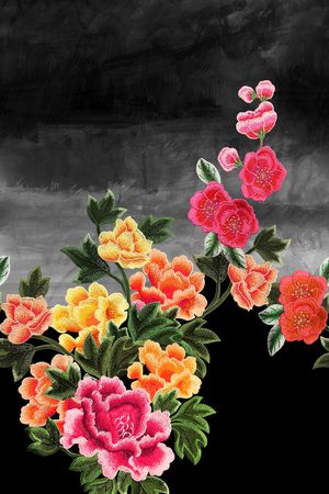 绣花华亿平台印花华亿平台图片