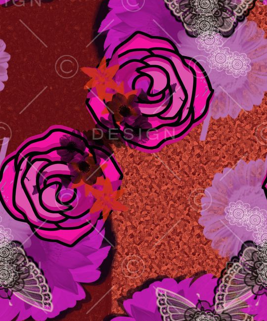 条纹印花华亿平台图片