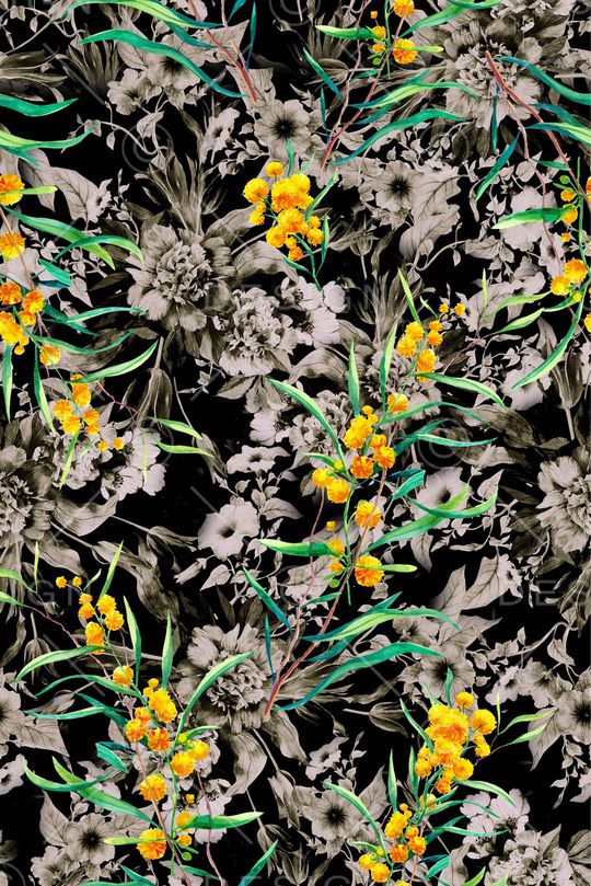 春夏华亿平台印花华亿平台图片